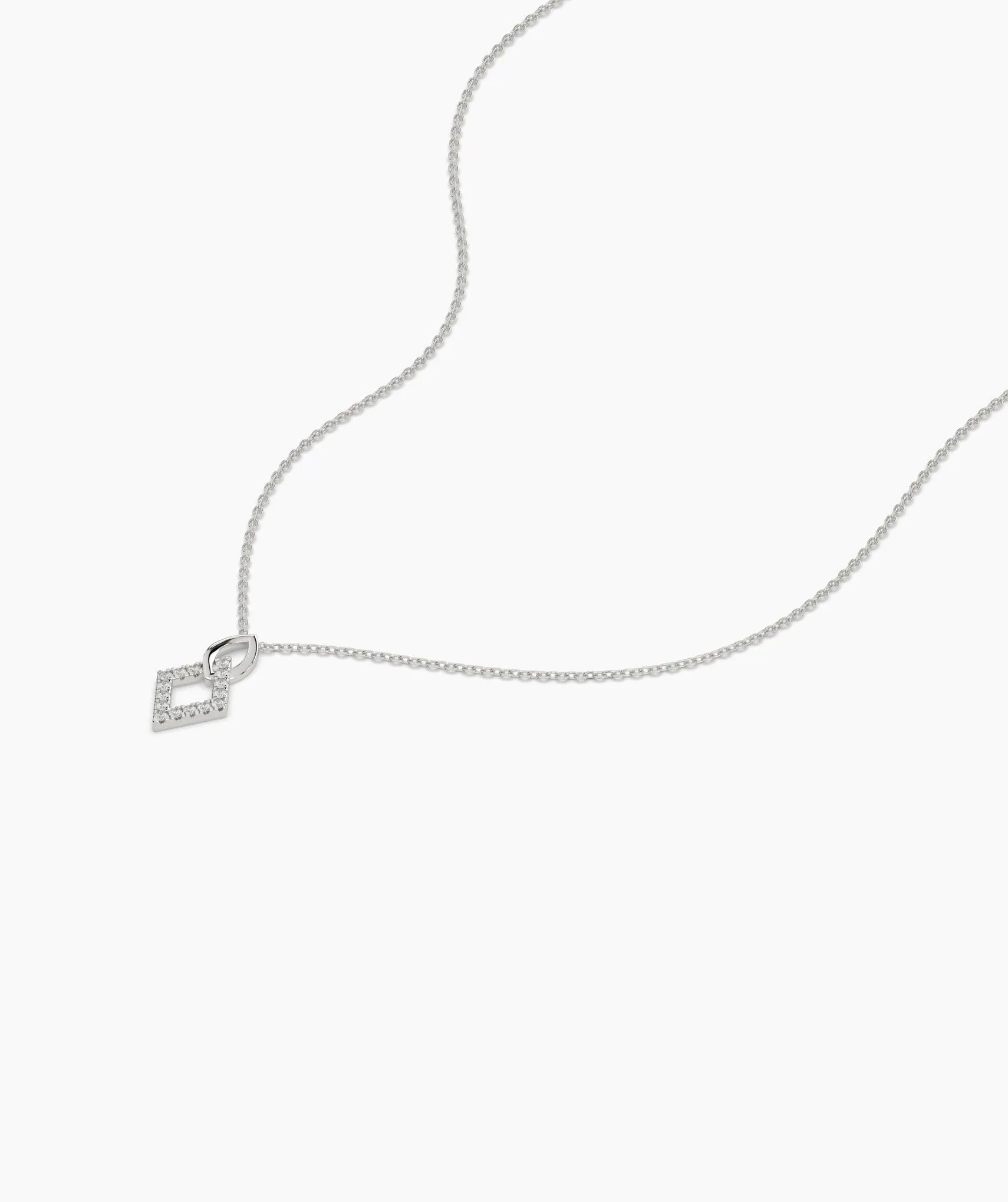 Gold & Diamond Openwork Necklace