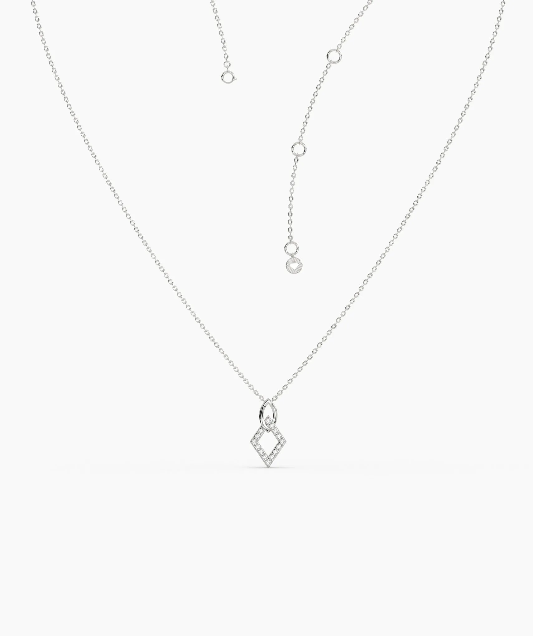 Gold & Diamond Openwork Necklace