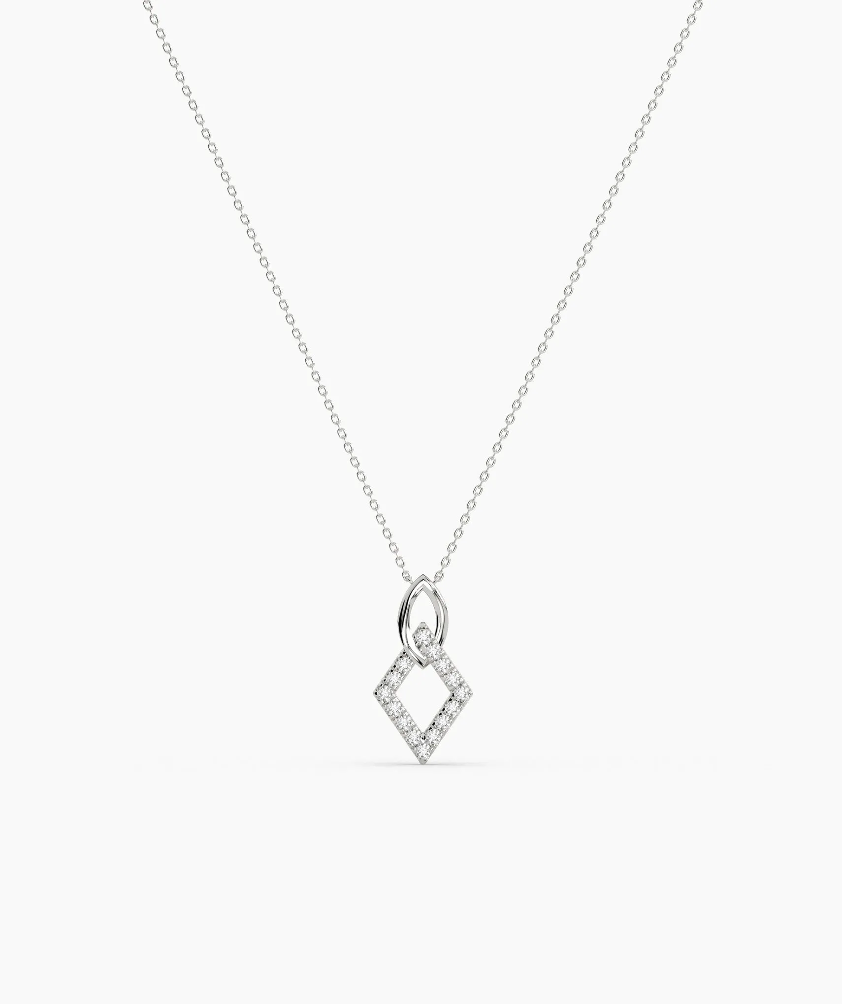 Gold & Diamond Openwork Necklace