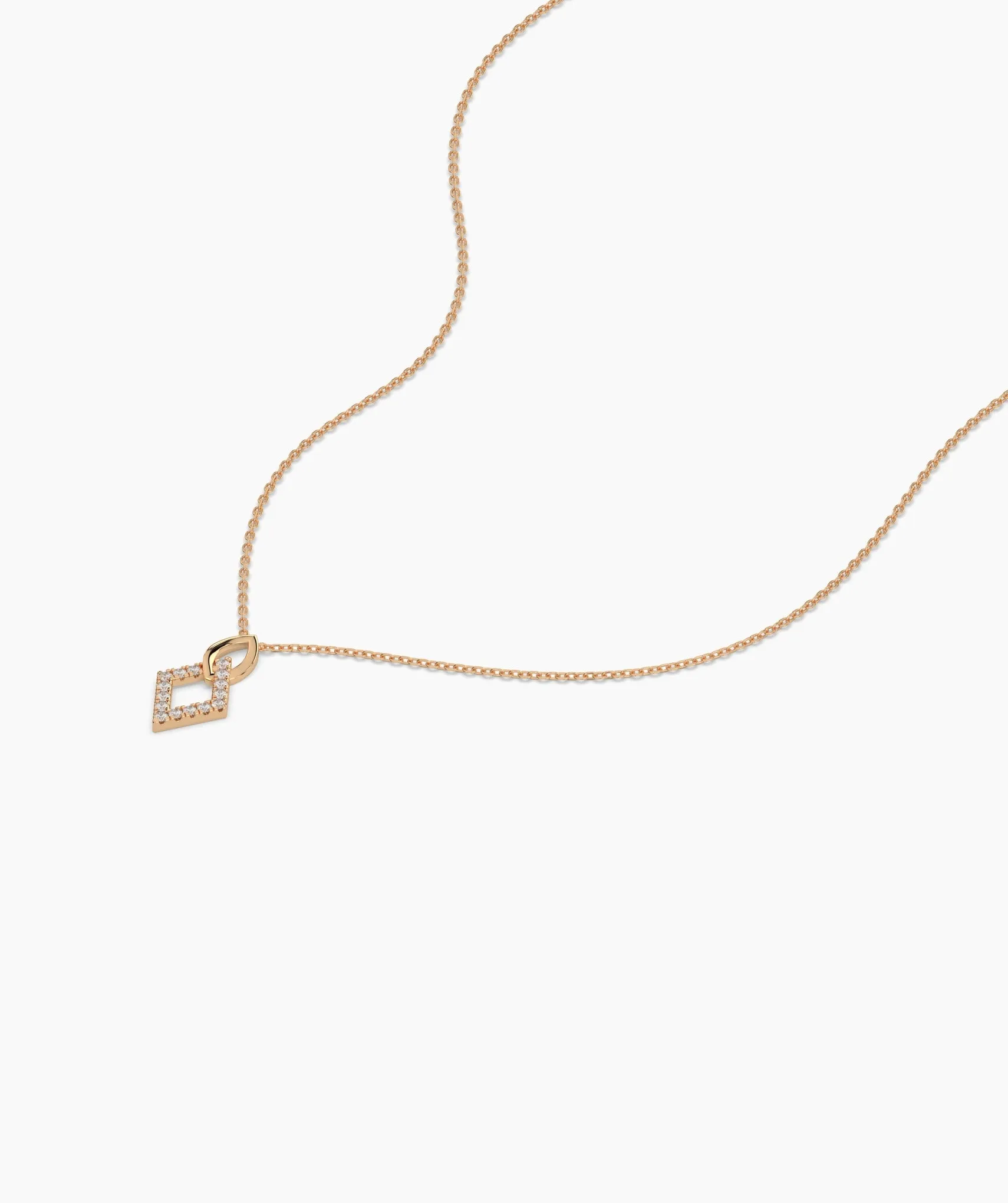 Gold & Diamond Openwork Necklace