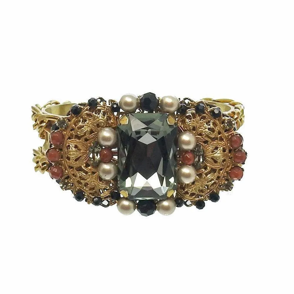 Gold and Black Cuff