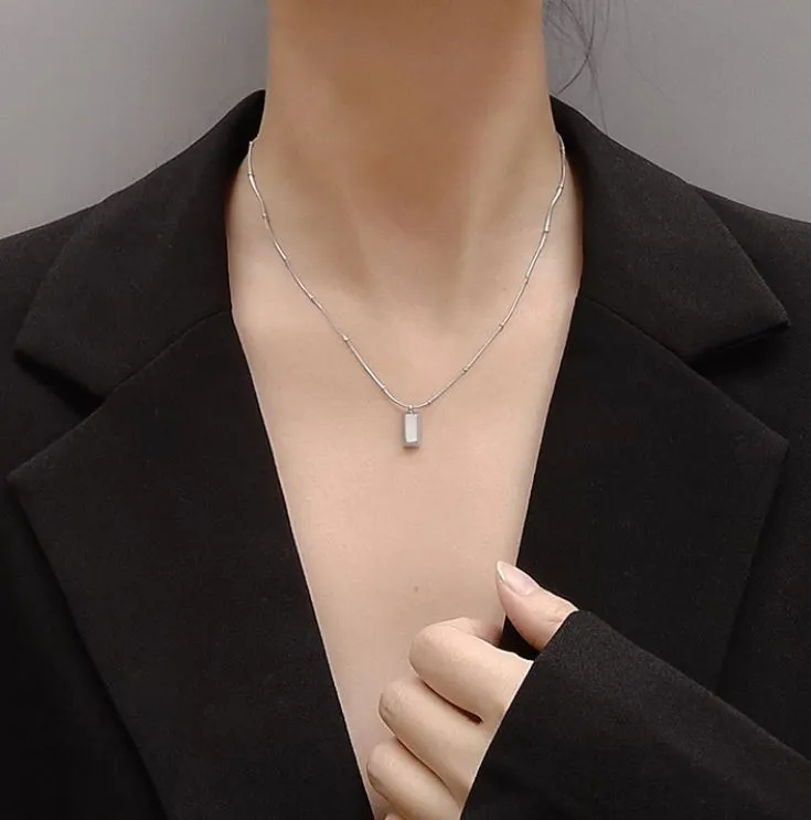 Gold Brick Necklace