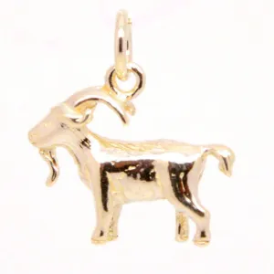 Gold Capricorn Charm
