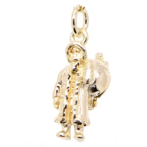 Gold Father Christmas Charm
