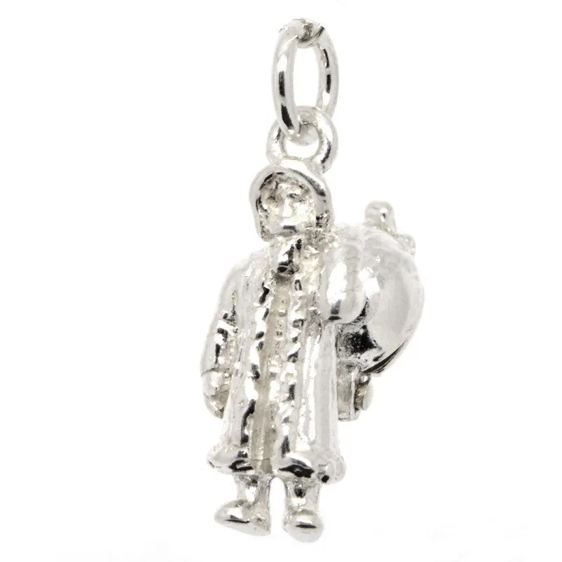 Gold Father Christmas Charm