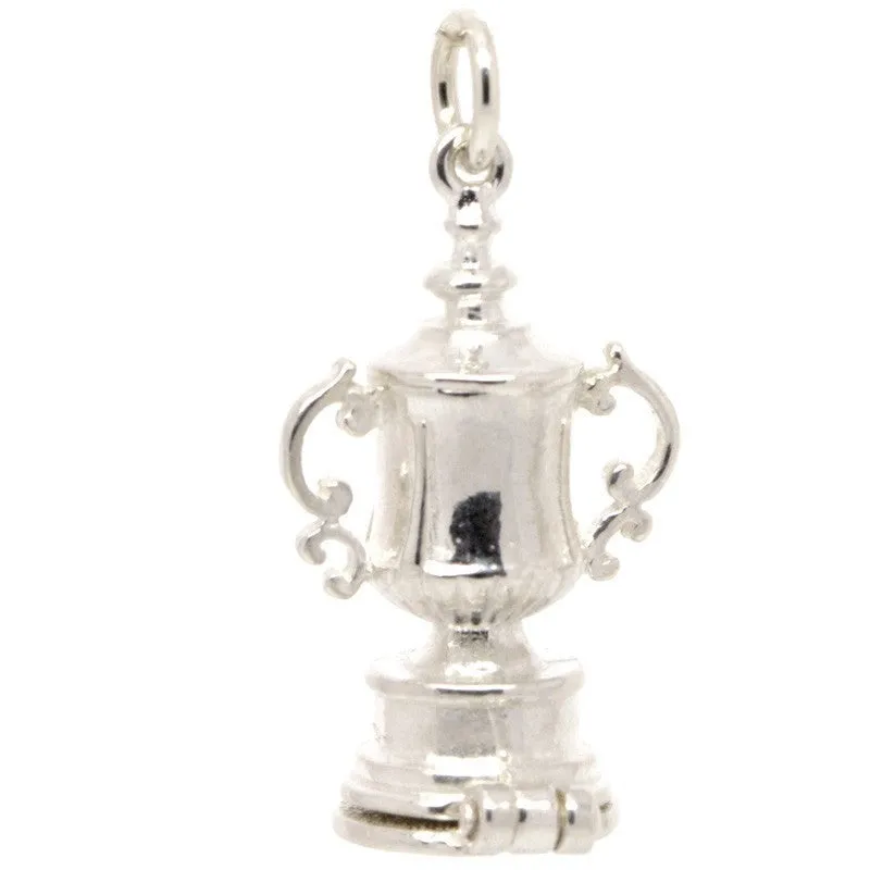Gold Football Cup Charm