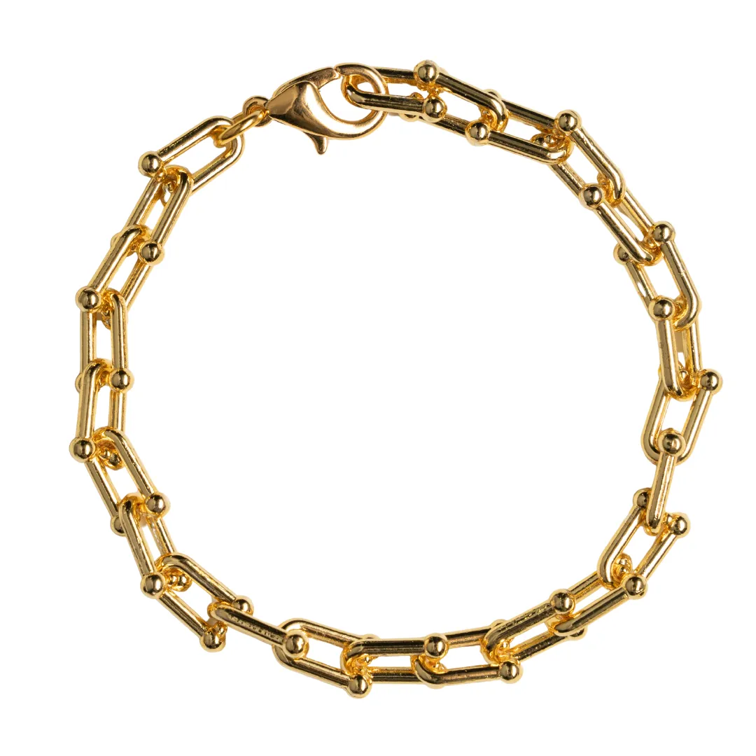 Gold Horsebit Chain Collection