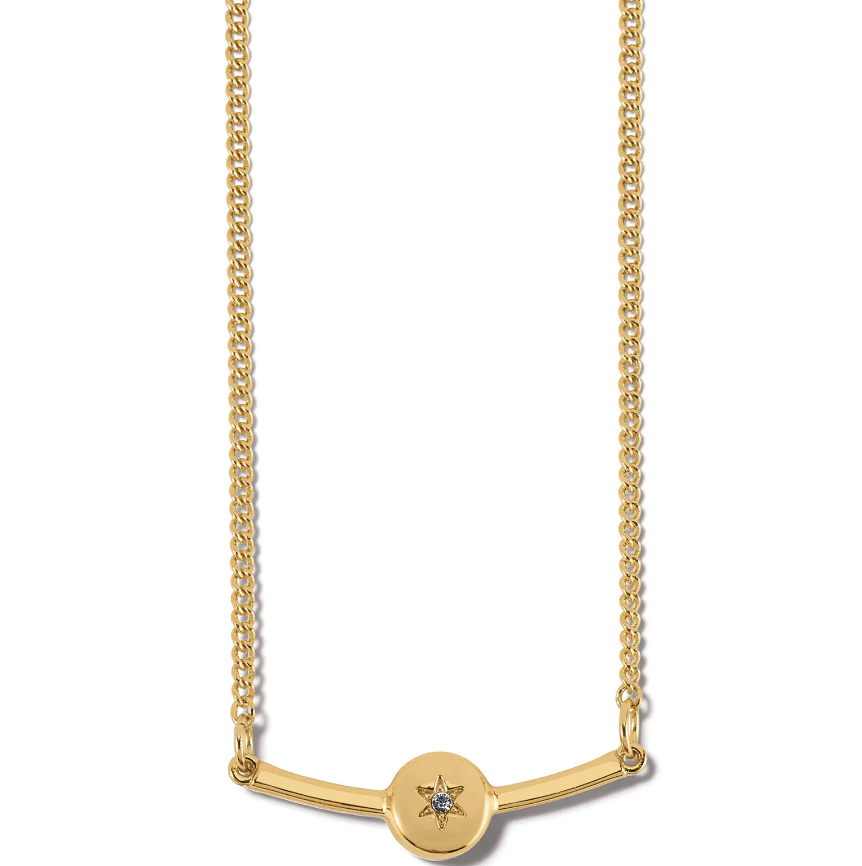Gold Illumina Bar Necklace