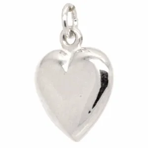 Gold Large Heart Charm