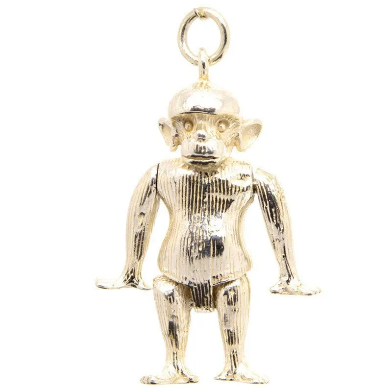 Gold Large Monkey Ape Charm
