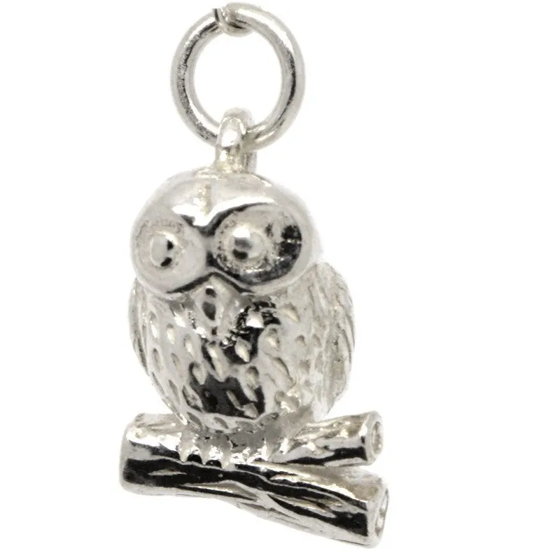 Gold Owl Charm