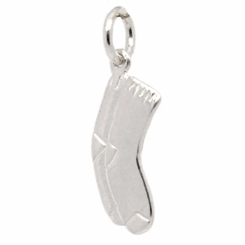 Gold Pair of Socks Charm