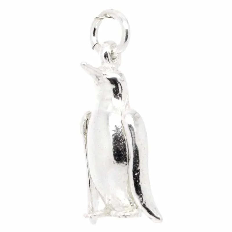 Gold Penguin Charm with moveable wings