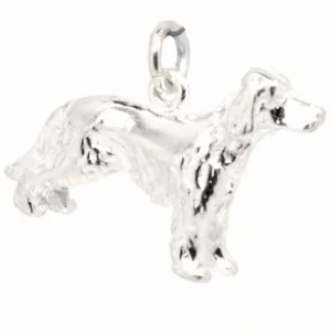 Gold Setter Dog Charm