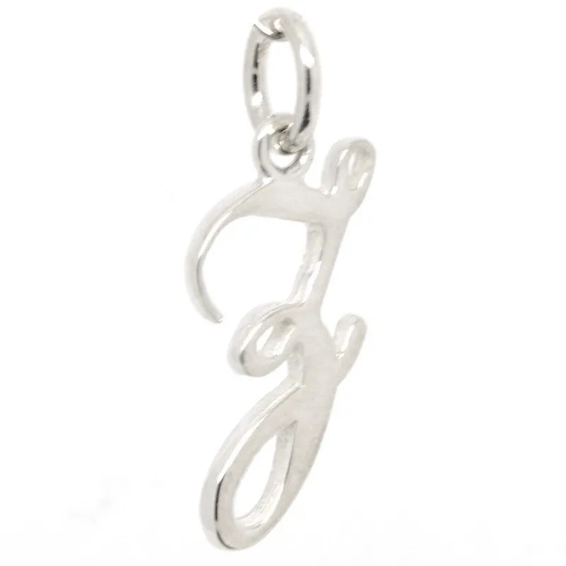 Gold Small Italic Z Charm
