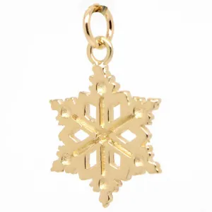 Gold Snowflake Charm