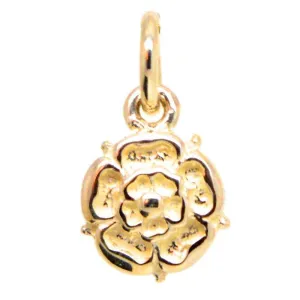 Gold Tudor Rose Charm