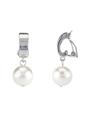 GRACE CLIP PEARL EARRING