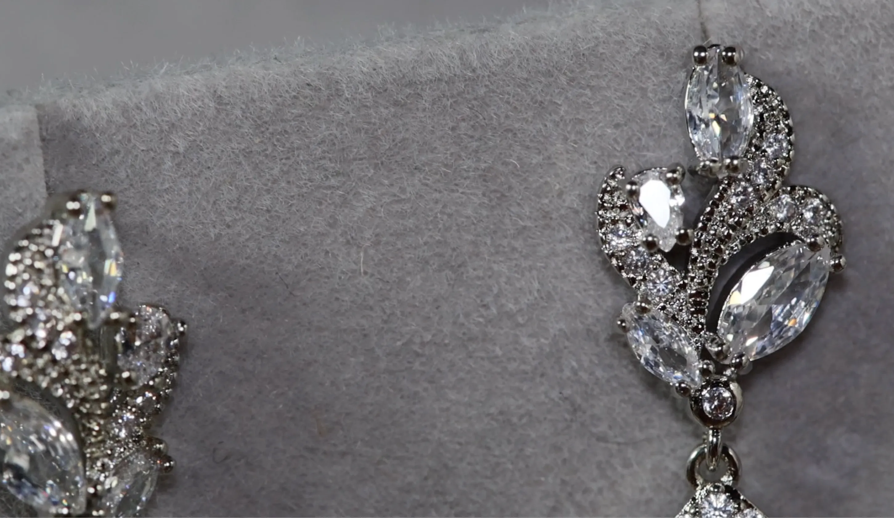 Green Diamond Earrings | Emerald Green Earrings | Emerald Diamond Earrings | Teardrop Earrings