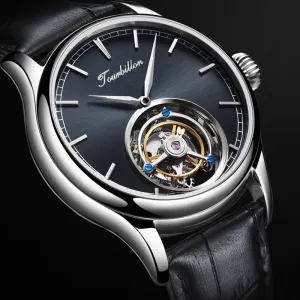 Guanqin Classic Tourbillon Watches Men Skeleton Mechanical Original Brand 2019 Luxury Sapphire Watches For Men Relogio Masculino