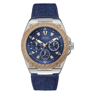 Guess Legency Quartz Blue Dial Men's Watch W1058G1