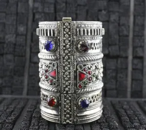 Gypsy Kuchi Tribe Wide Cuff