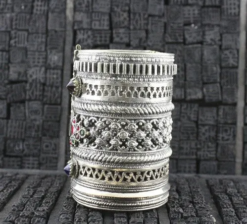 Gypsy Kuchi Tribe Wide Cuff