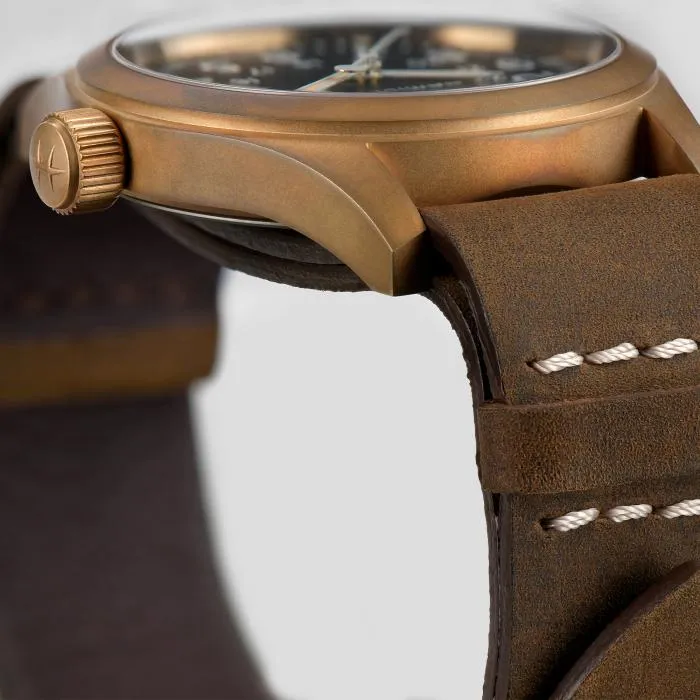 Hamilton Khaki Field Mechanical Bronze on Leather