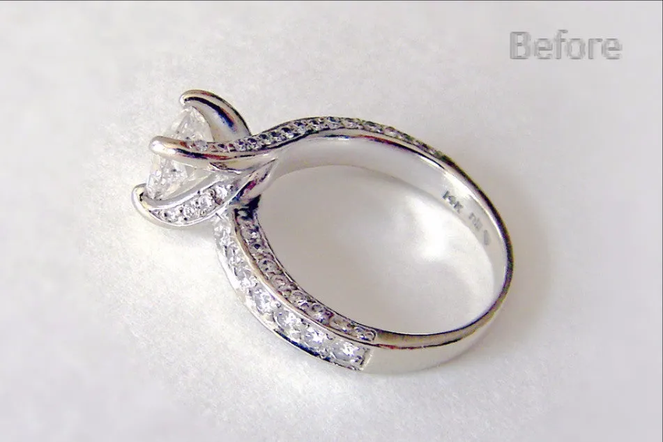 Handcrafted Matching Diamond Wedding Ring