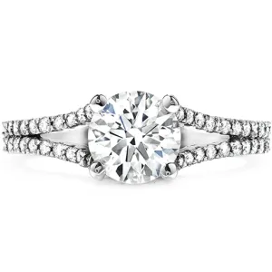 Hearts On Fire Felicity Split Shank Diamond Engagement Ring