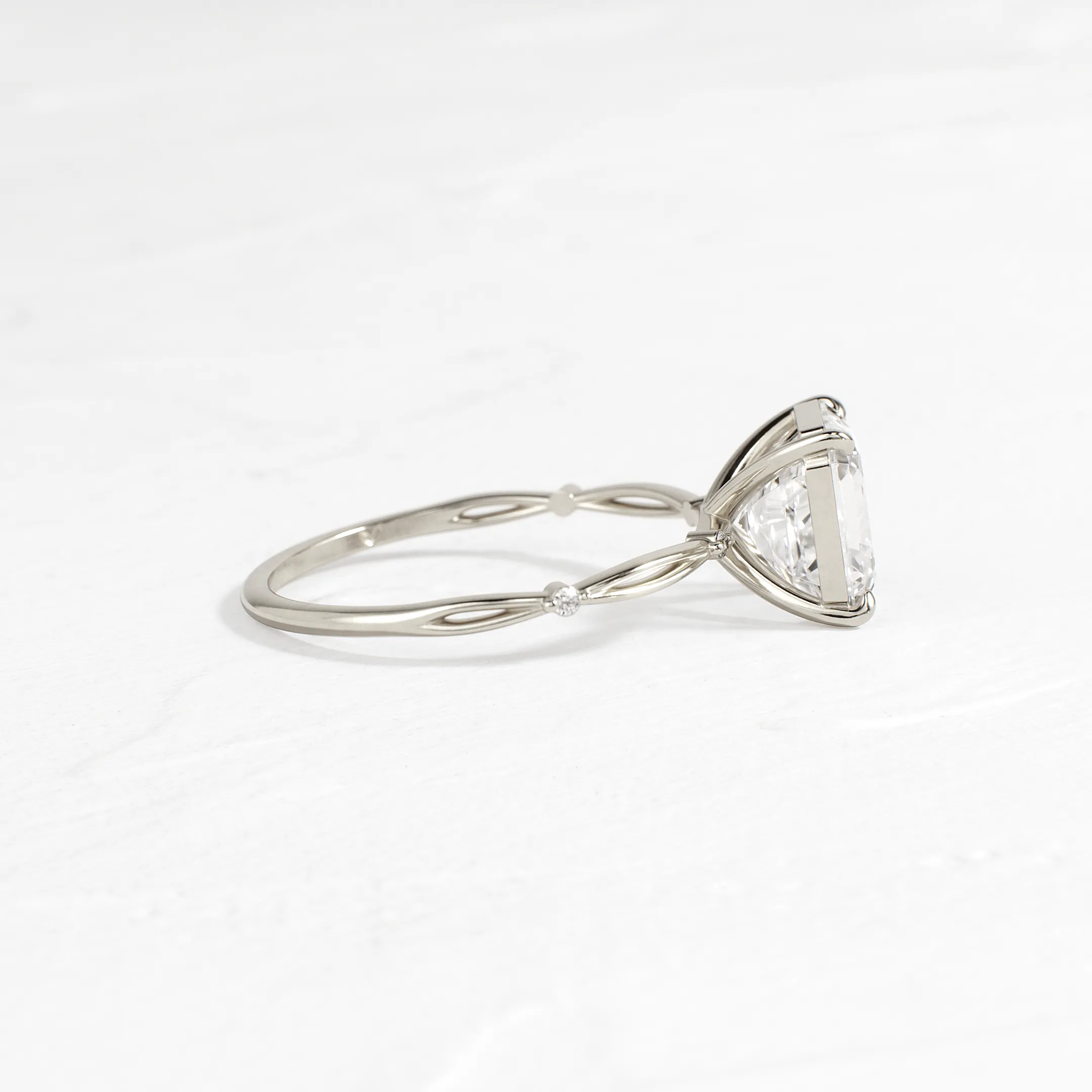Hillside Ring, Asscher Cut
