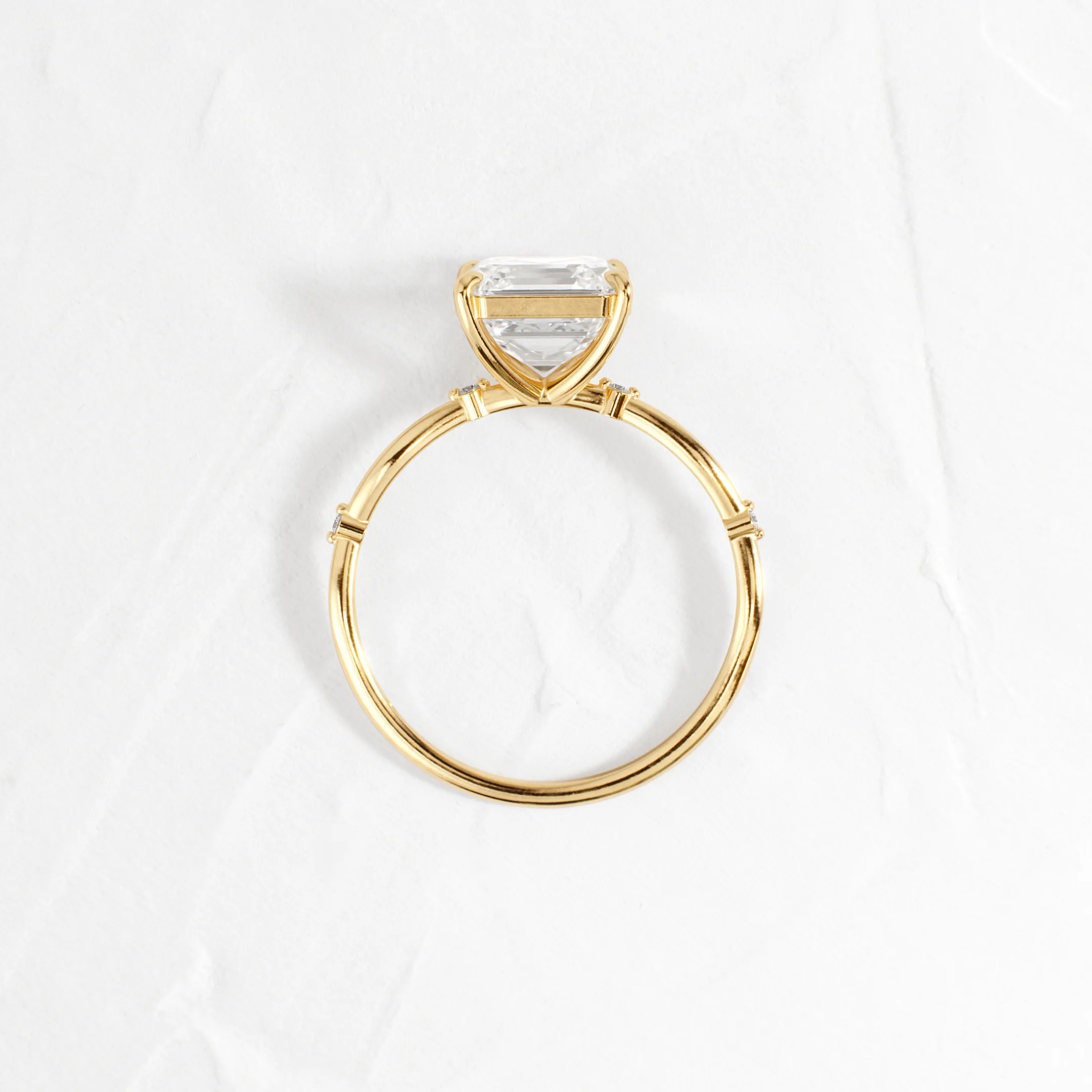 Hillside Ring, Asscher Cut