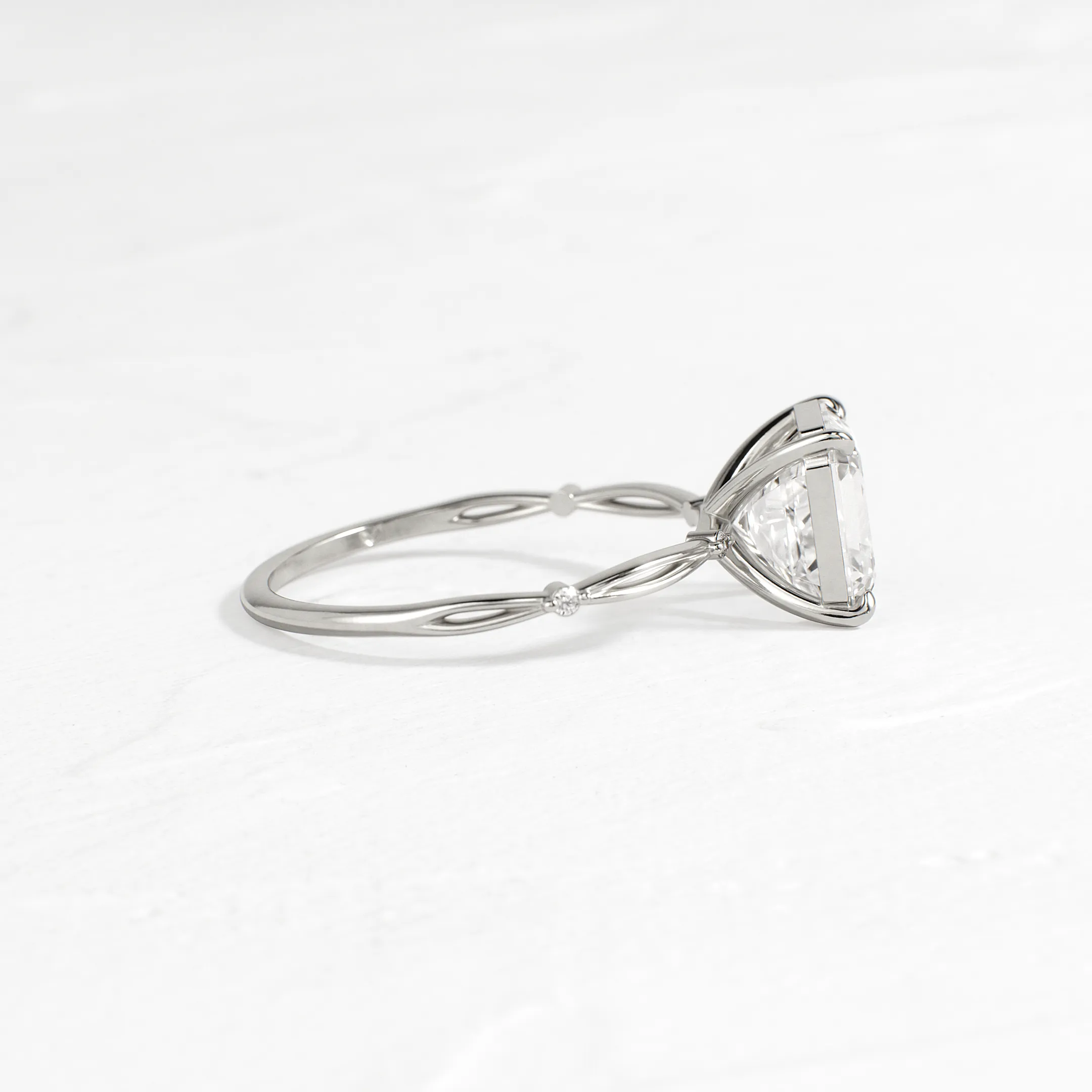 Hillside Ring, Asscher Cut
