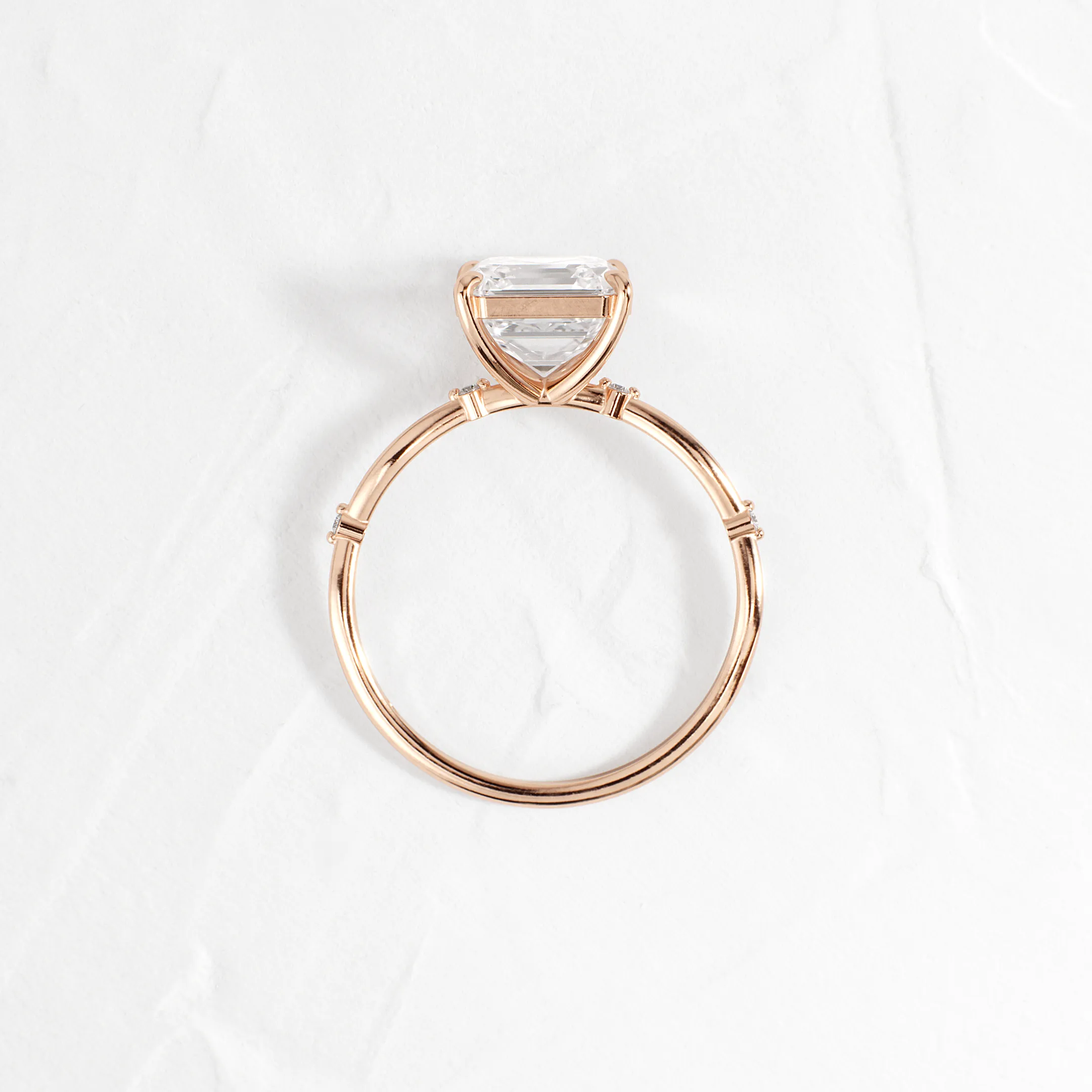 Hillside Ring, Asscher Cut