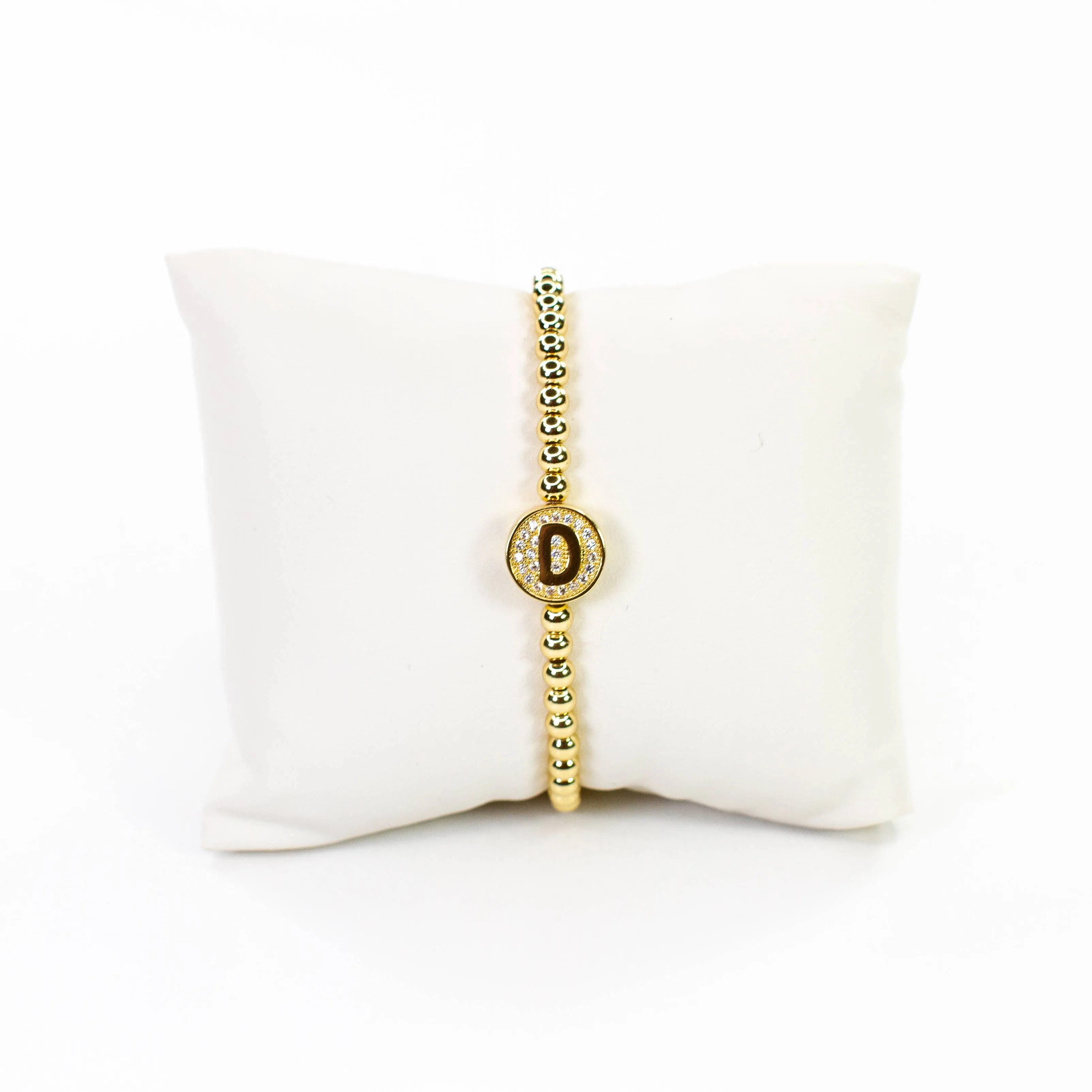 Initial Simulated Diamond Bracelet: P