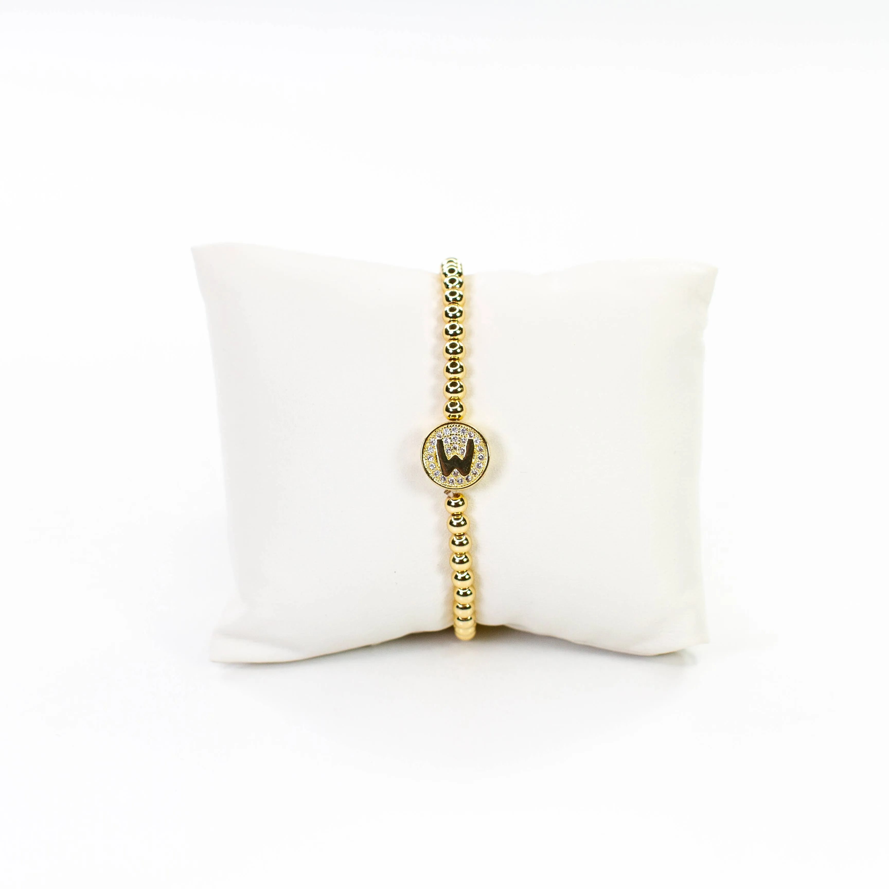 Initial Simulated Diamond Bracelet: P