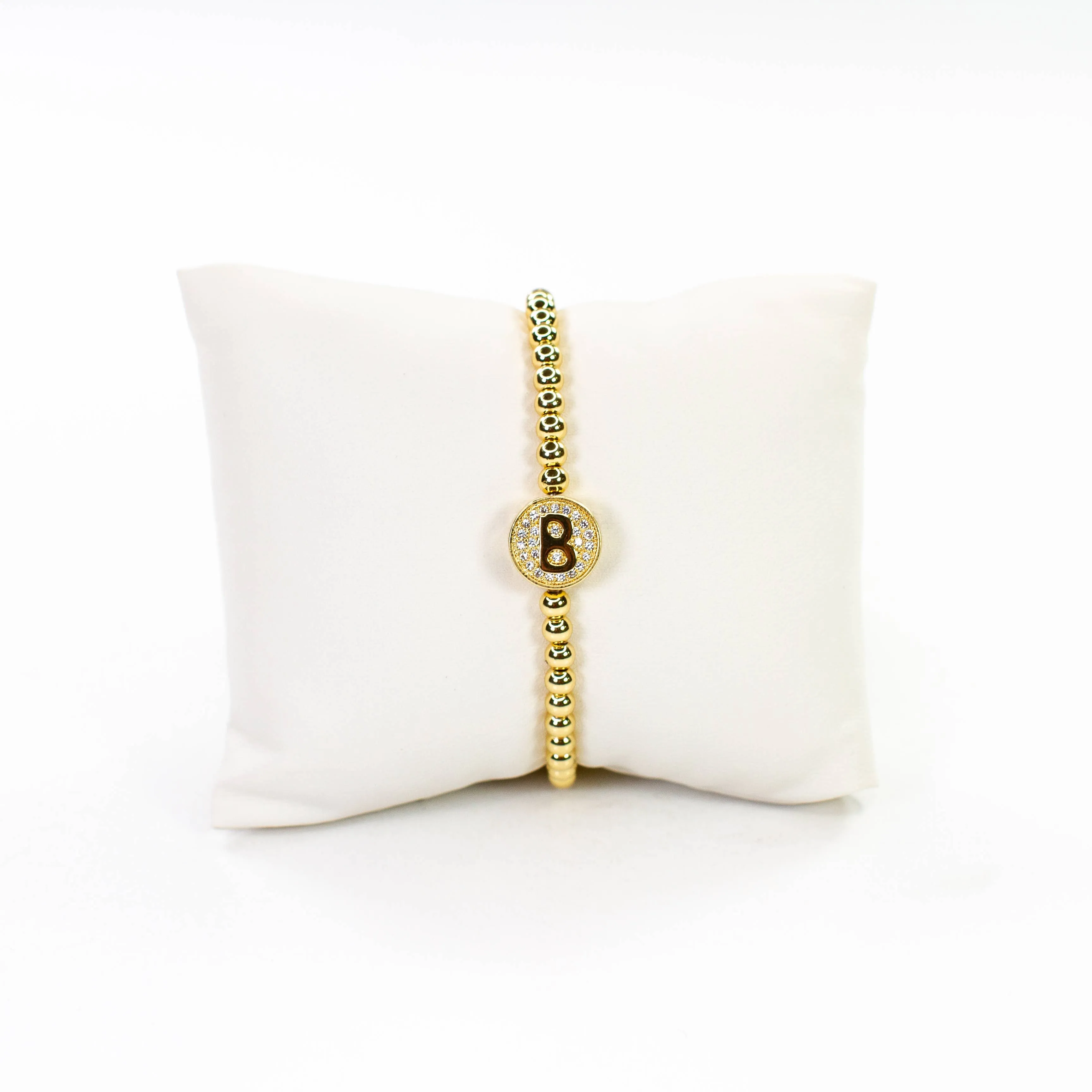Initial Simulated Diamond Bracelet: P