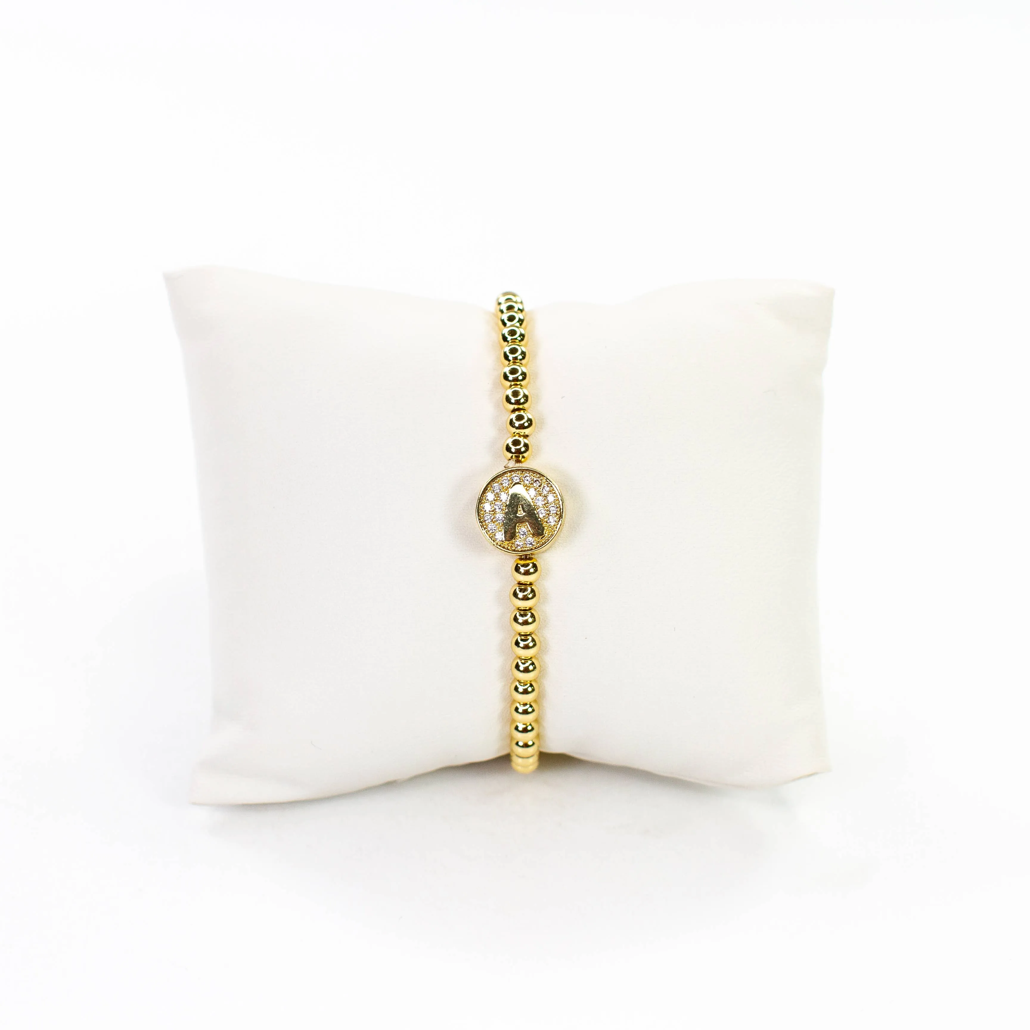 Initial Simulated Diamond Bracelet: P