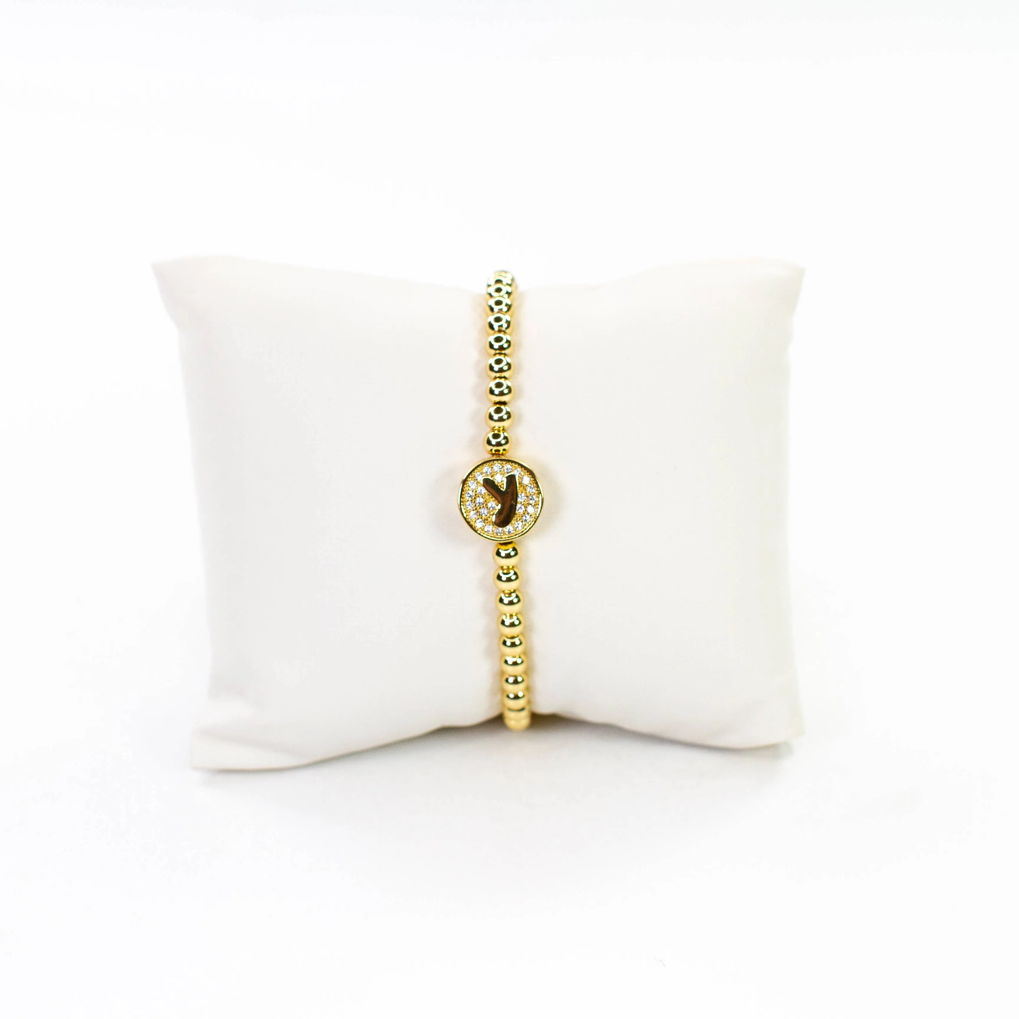 Initial Simulated Diamond Bracelet: P