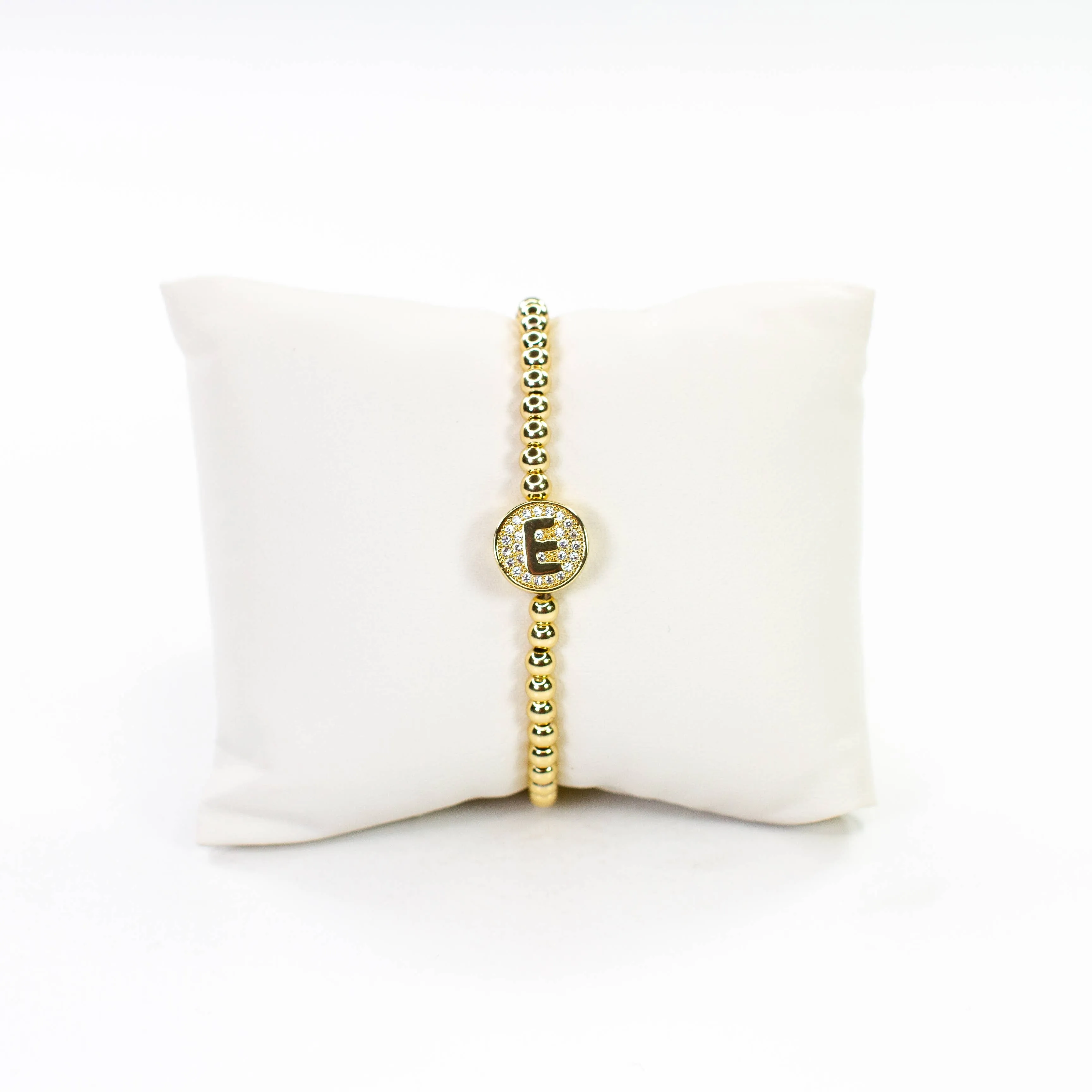 Initial Simulated Diamond Bracelet: P