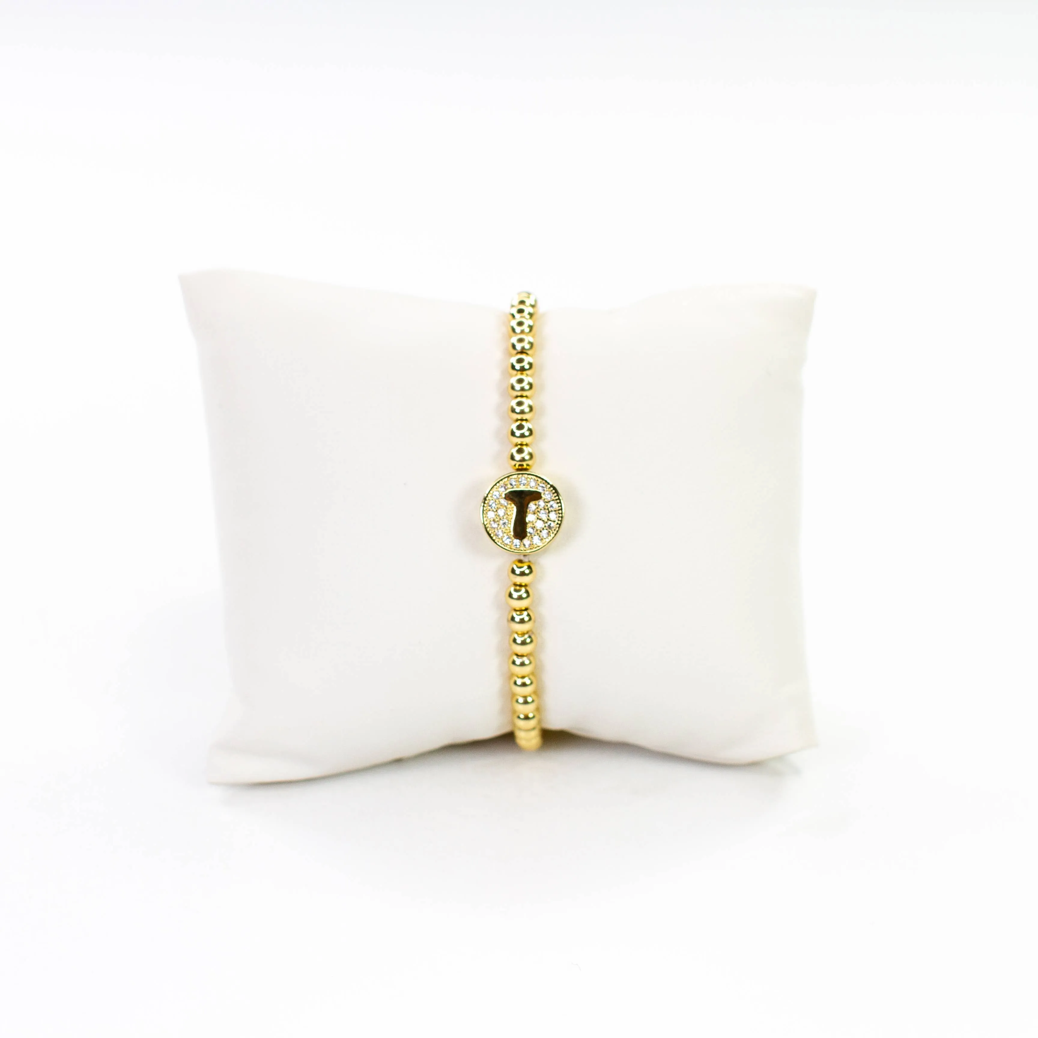 Initial Simulated Diamond Bracelet: P