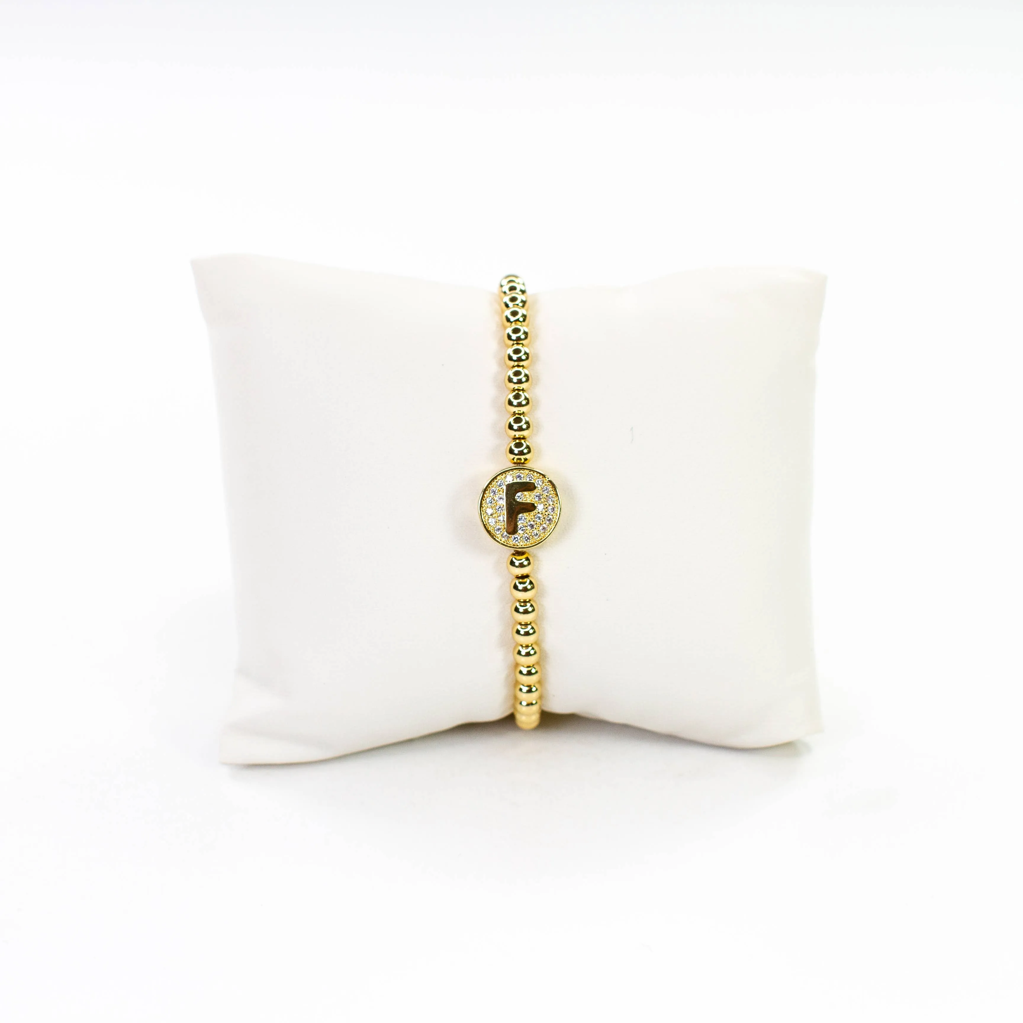 Initial Simulated Diamond Bracelet: P