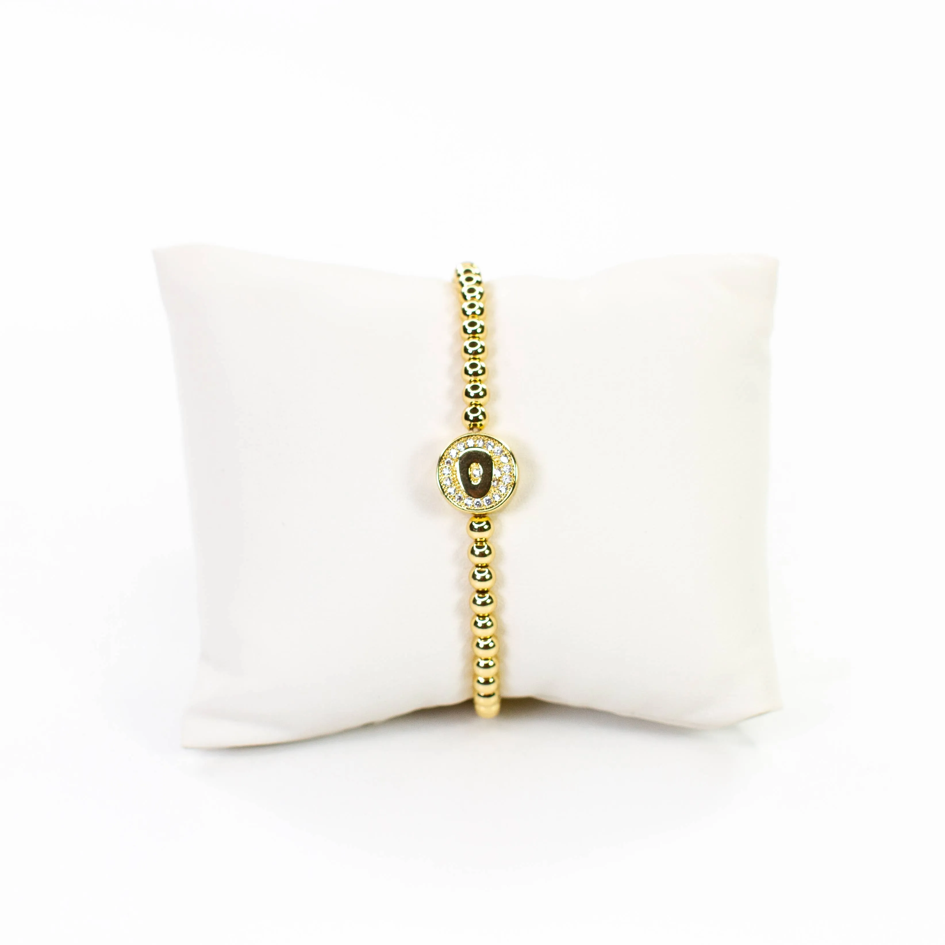 Initial Simulated Diamond Bracelet: P