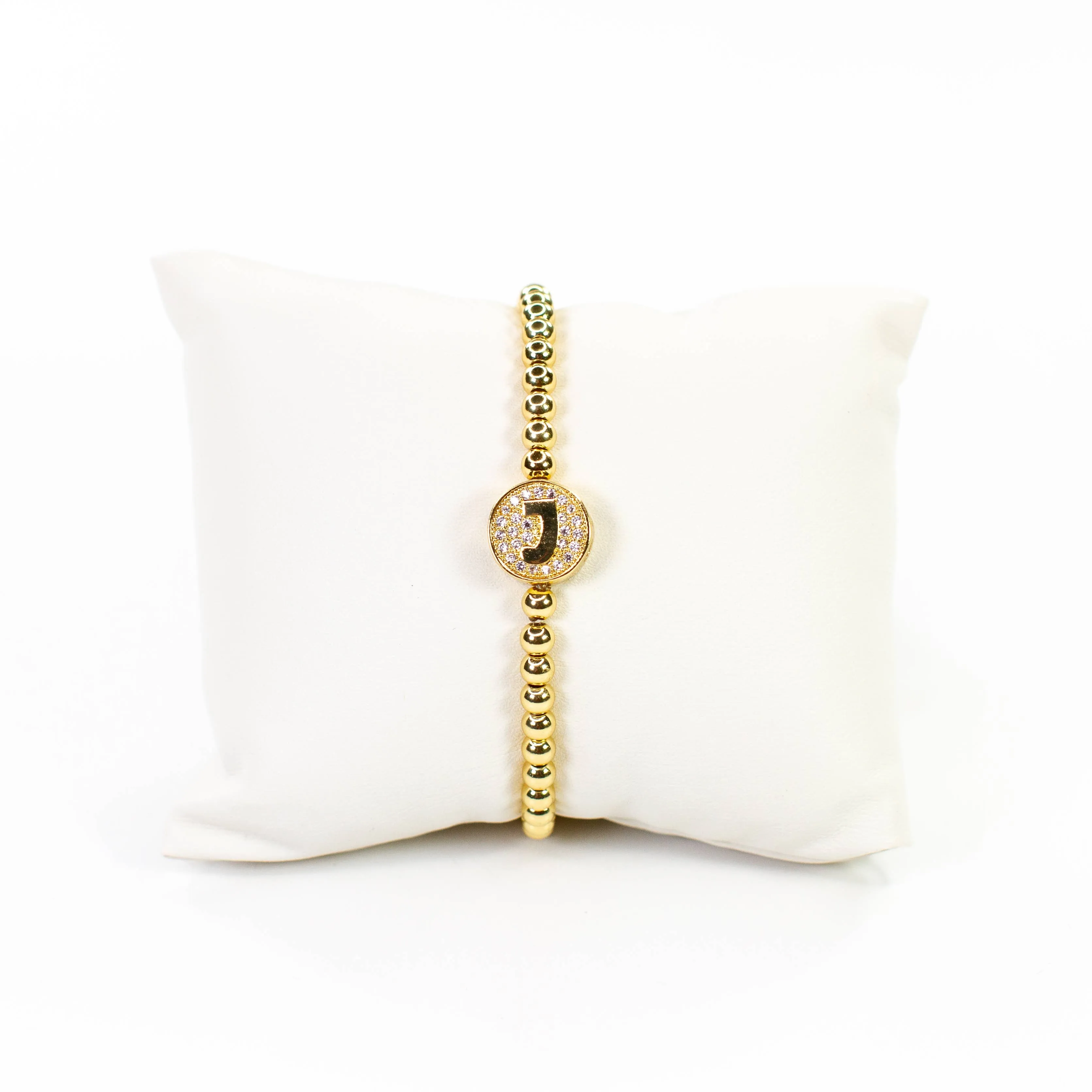 Initial Simulated Diamond Bracelet: P
