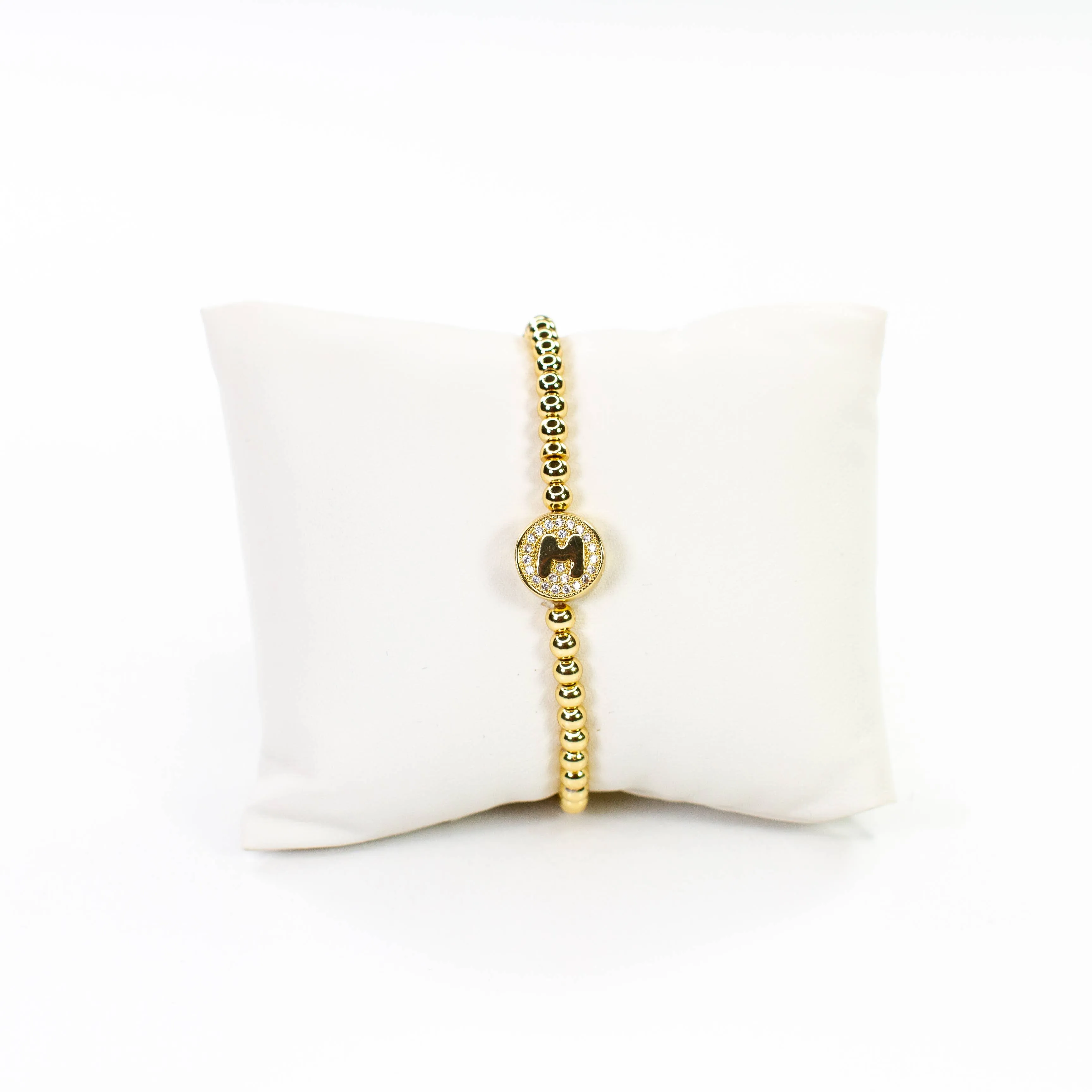 Initial Simulated Diamond Bracelet: P