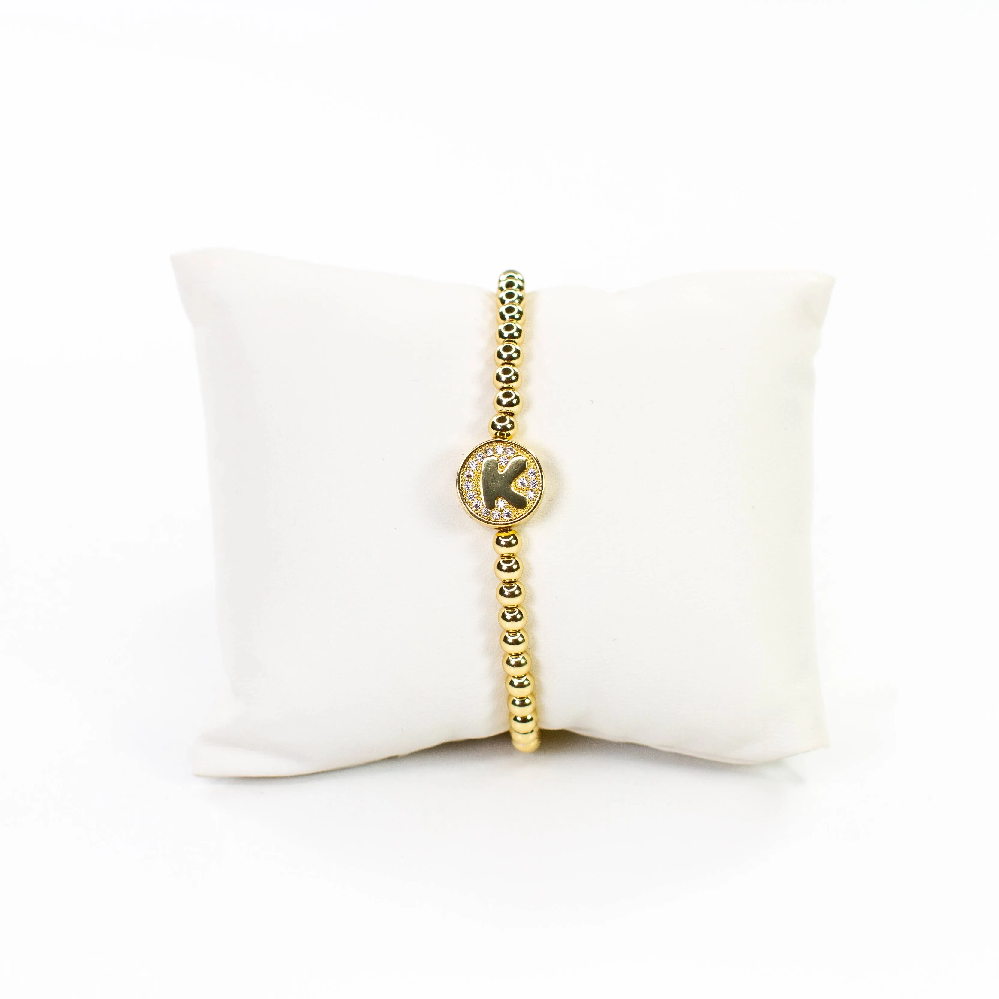 Initial Simulated Diamond Bracelet: P