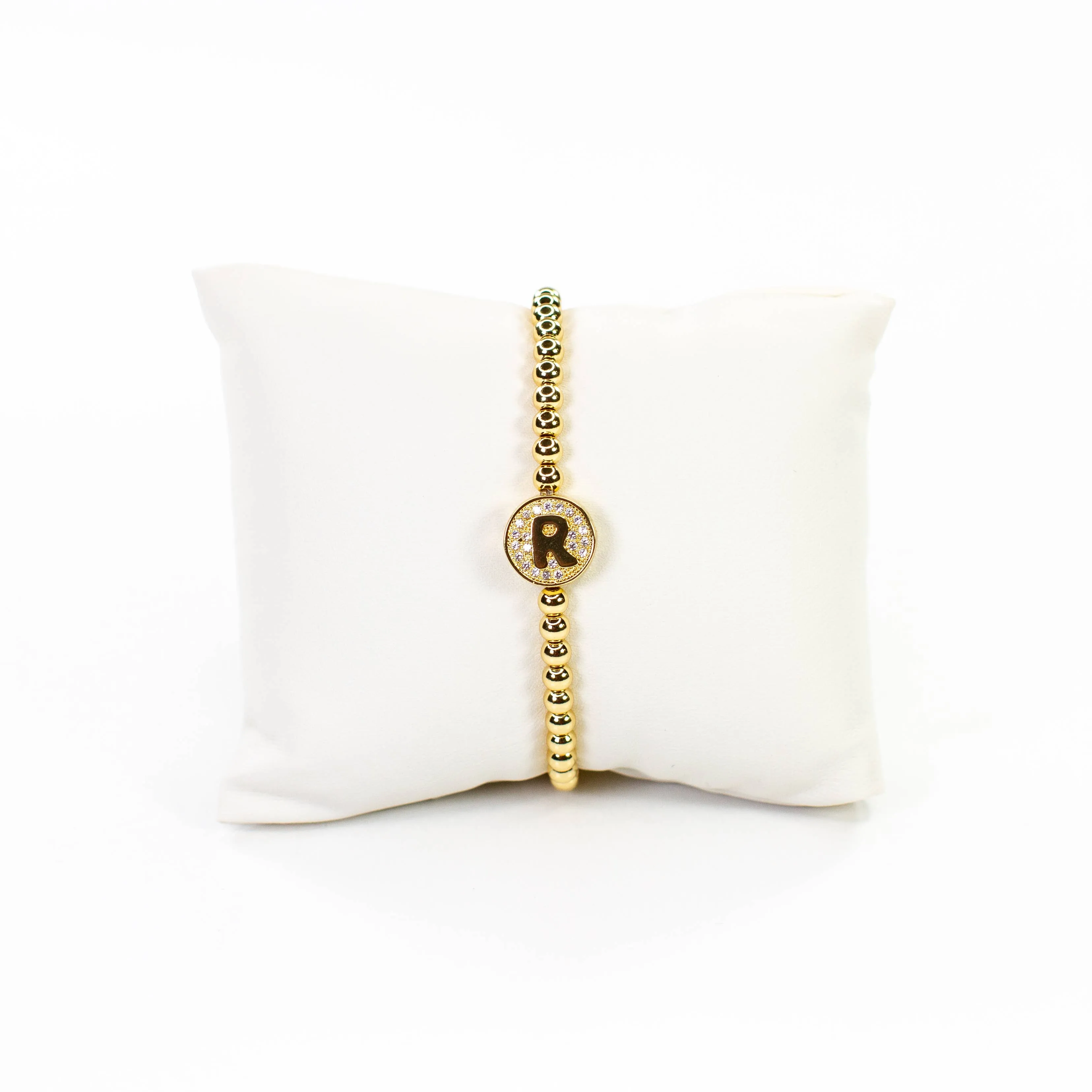 Initial Simulated Diamond Bracelet: S