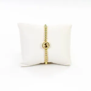 Initial Simulated Diamond Bracelet: S