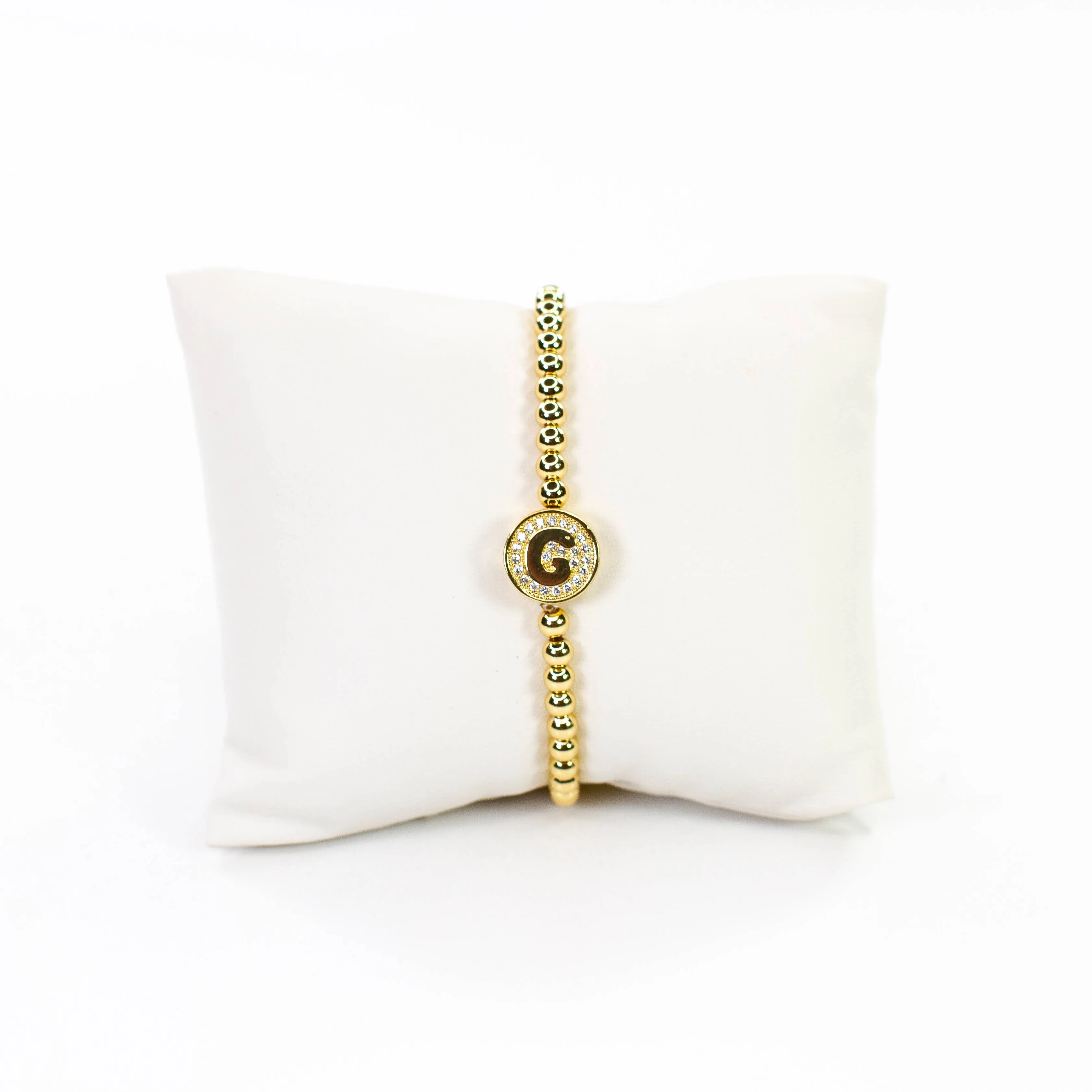 Initial Simulated Diamond Bracelet: S