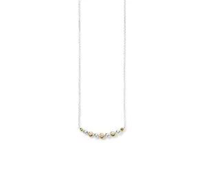 IPPOLITA Stardust Paparazzi Smile Bar Necklace with Diamonds